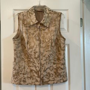 Weekends by Chico’s gold vest